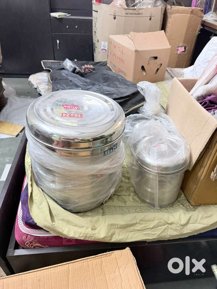 Steel Kitchen Rack , Steel Dabbe, Steel Buckets and many more