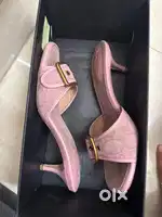 Pink coach heels cindrella heels