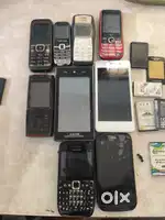 Old used mobiles working and scrap