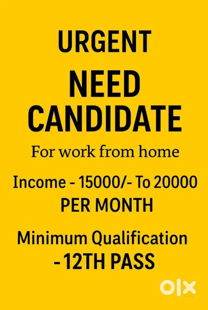Work from Home job  part time & full time available