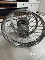 Royal enfield classic 350 spoke wheel set with tyre and tube
