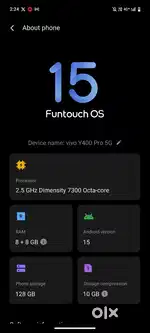 Vivo Y400 Brand new condition 1 month old