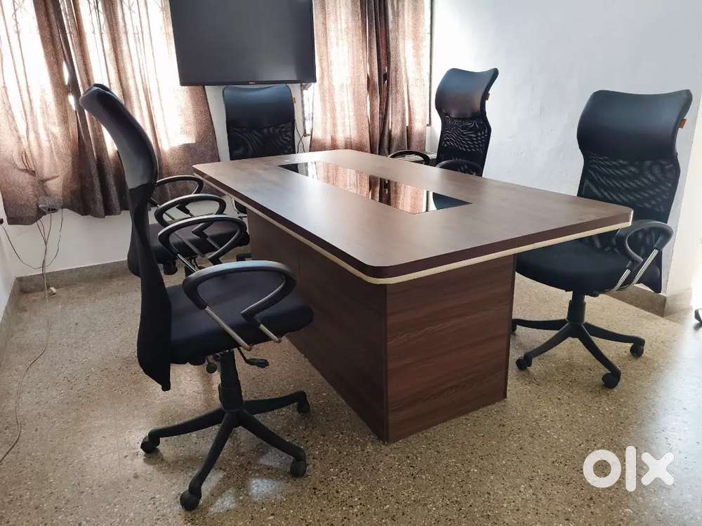 Conference table with chair