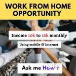 Work from home opportunity