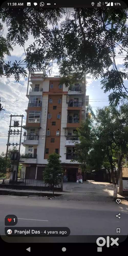 Specious 2bhk flat in the heart of Guwahati ready to Move in.