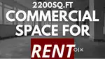 COMMERCIAL SPACE FOR RENT AT PRIME LOCATION