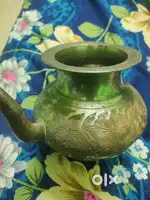 Antique piece brass lota of 1975
