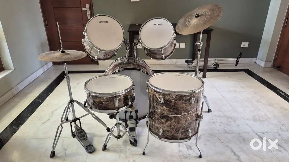 Complete Drum Kit - Ready to Play! Perfect for Beginners