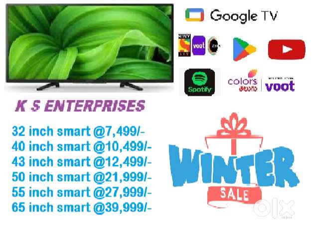 WINTER SPECIAL SALE 43 INCHES  SMART, 4K UHD LED TV IN 12,499 ONLY.