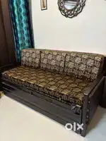 Sofa cum double Bed ( strong iron body ) with hydraulic storage