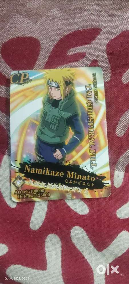 Namekaze minato card cp rare card
