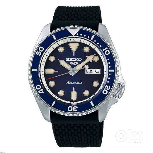 Seiko Nylon Analog Black Dial Men Watch-Srpd71K2, Bandcolor-Black