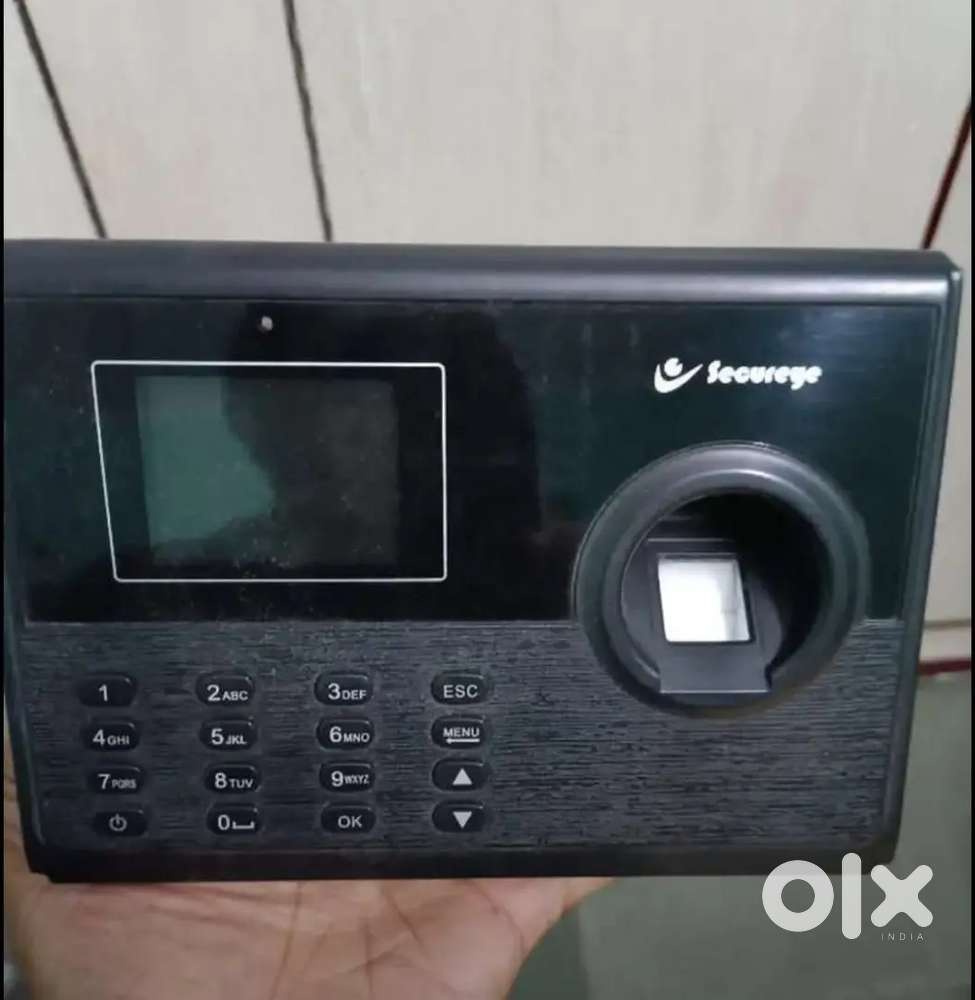 Finger print attendance machine