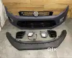 Polo wrc bumper with drl and splitter