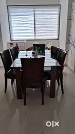 Dining table with 6 chairs