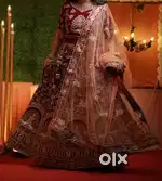 Stunning Reception Outfit with Can-Can Bottom,Used only for few hours!