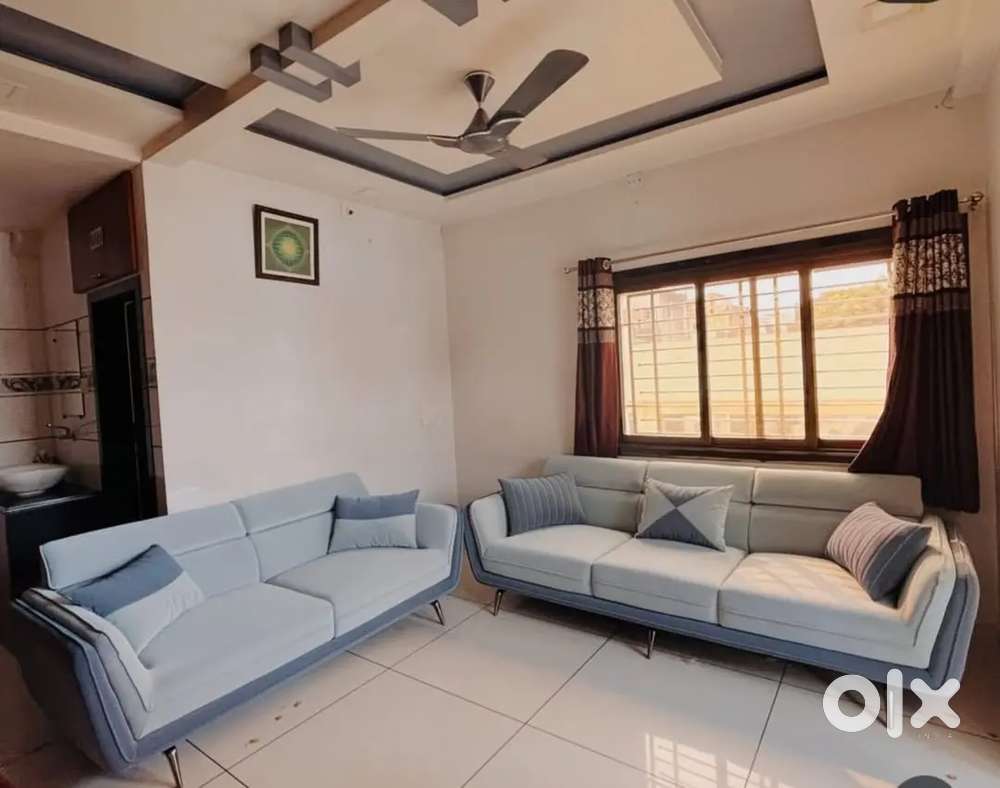 3+2 sofa set with beautiful colour combination and pillow