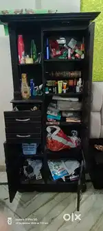 Dressing table with mirror