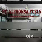 Salesman in petrol pump