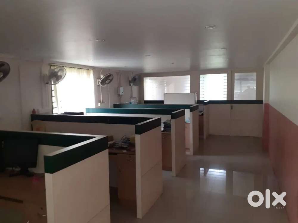 800sqf furnished office 1st floor kumaranellur kottayam bath attached