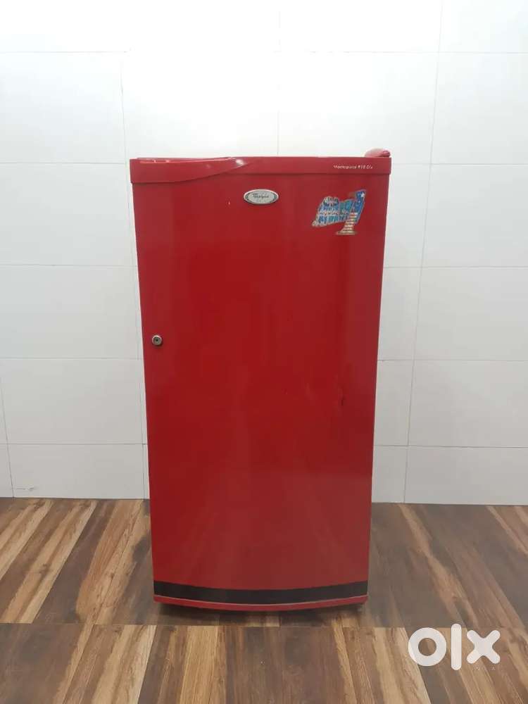 Whirlpool red colour single door 190ltrs refrigerator free shipping