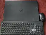 Dell Laptop with wireless mouse and keyboard