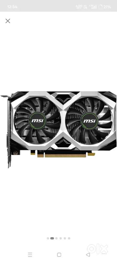 MSI GeForce GTX 1650 D6 VENTUS XS OCV3 GDDR6 4 GB