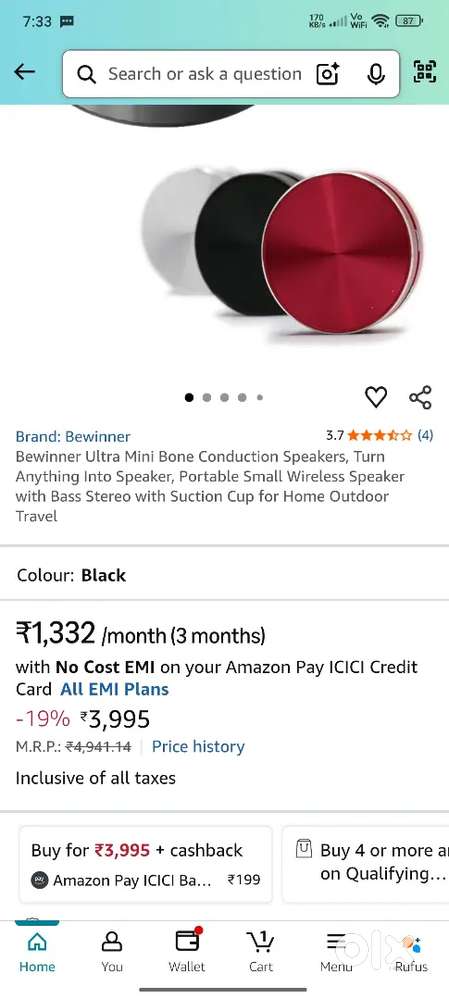 Bluetooth speaker turn anything into speaker