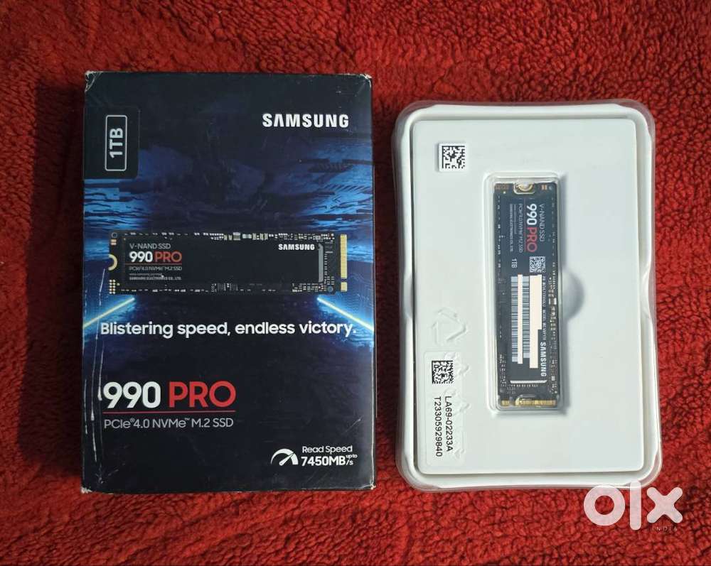 Under Warranty - 1TB Samsung 990 PRO Nvme SSD
