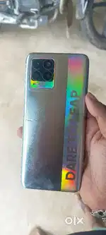 Realme 8 4g 4+4 128 GB display line working condition full