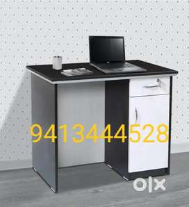 New bege white study table