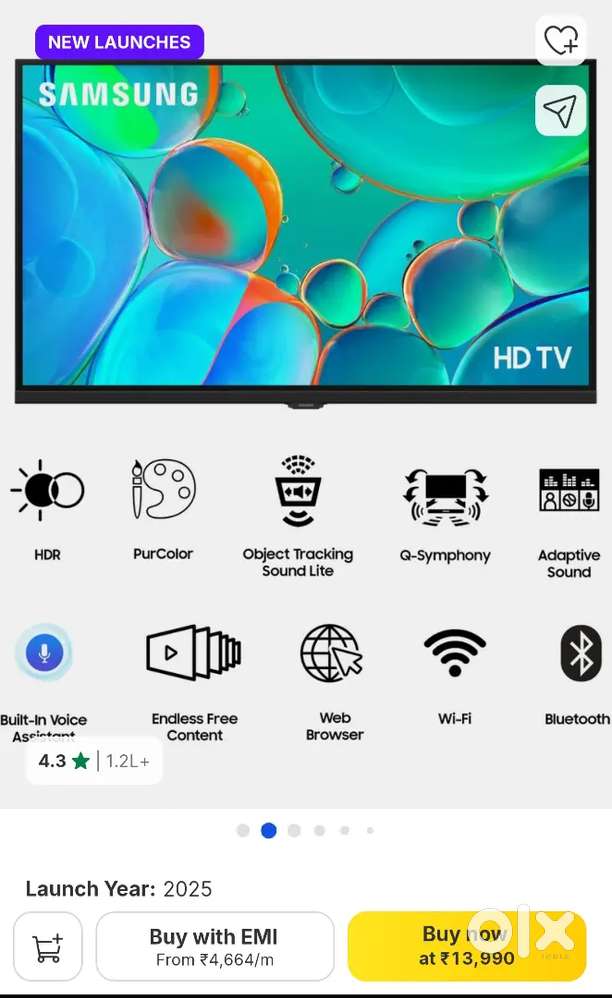 Samsung 32 inch Led Tv 2025 Brand New