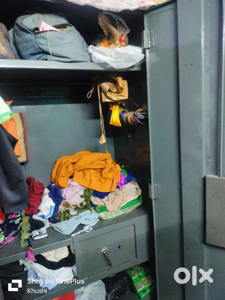 Steel Almirah with adjustable handle*