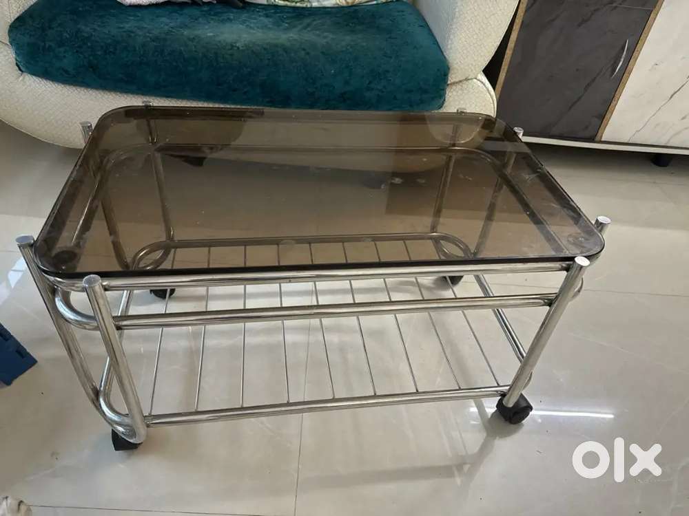 center table, computer trolley, small wardrobe and bed & wardrobe set