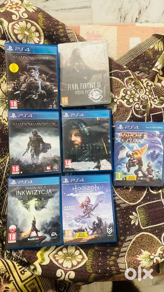 PS4 and PS5 games