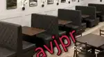 New four seater double side cafe sofa restaurant sofa restaurant furni