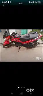 Tvs victor new model excellent condition new tyres with self start