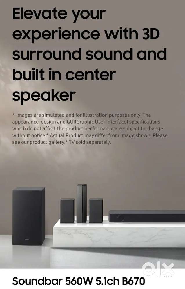 Samsung 560W Dolby & DTS X Home Theater System