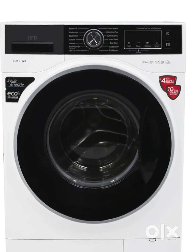 IFB 7.5kg  Fully automatic Front load in- built heater washingmachine