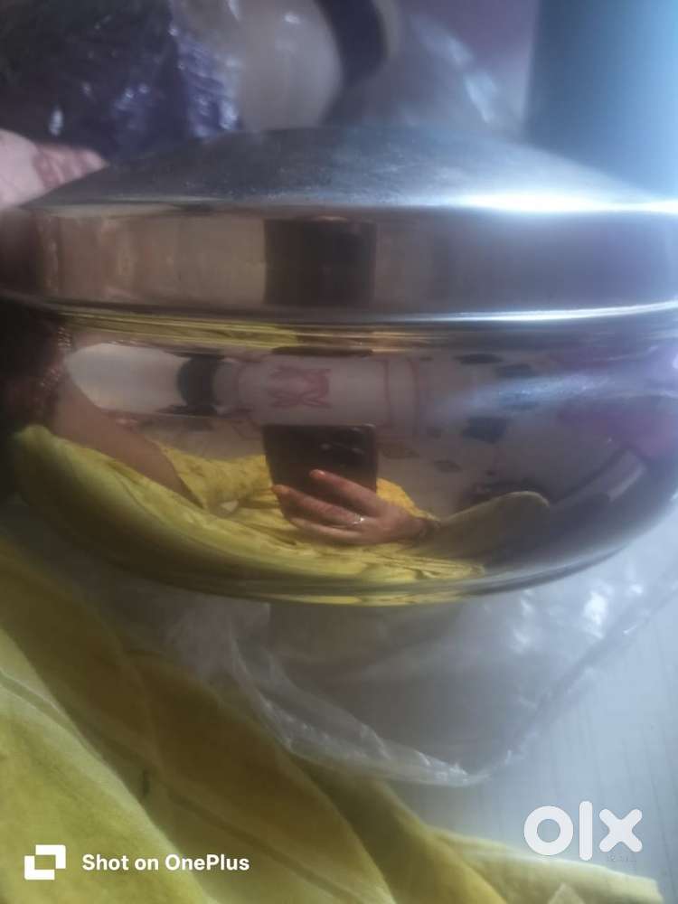 Nrand new pots like jug, stell milk cane, steel box and so many