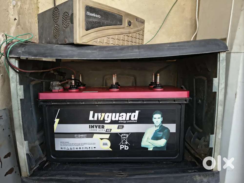 Home inverter with battery