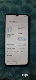 RedMi 10A ram 5gb 64gb storage