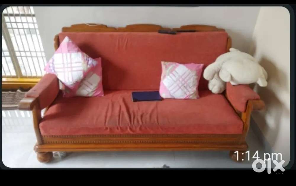 Sofa 3+ 2 original teak wood
