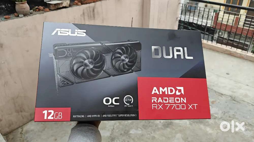 Asus Dual RX 7700XT 12GB VRAM Powerful GPU just 15 days Old, Bill Box