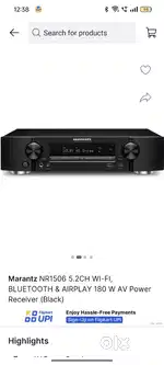 Marantz 1506 onkyo denon yamaha pioneer avr home theater