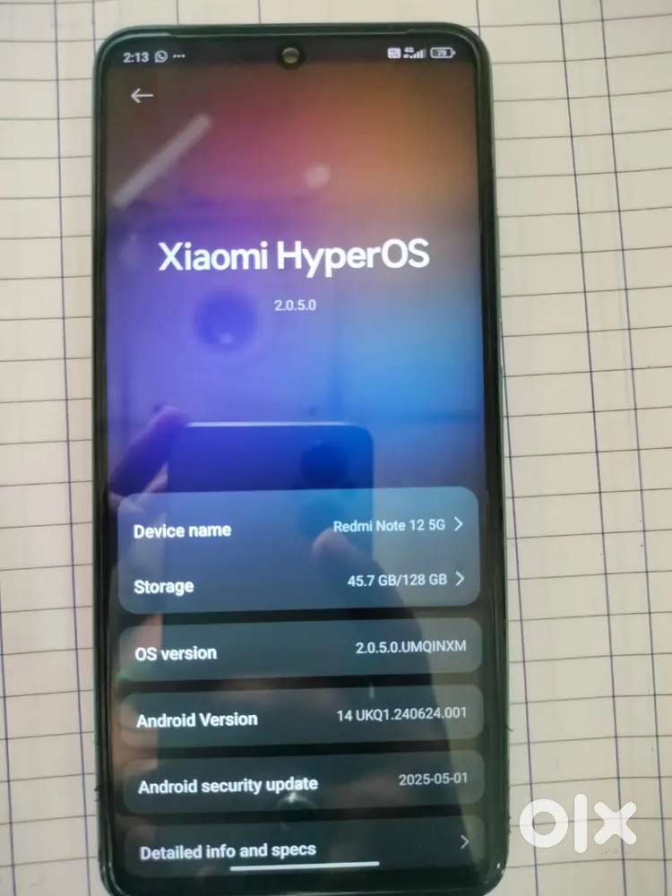Relmi note 12 5G