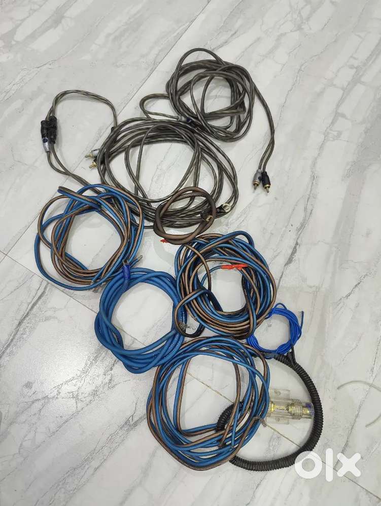 Amplifier, Component speaker, All car wiring and Sub woofer