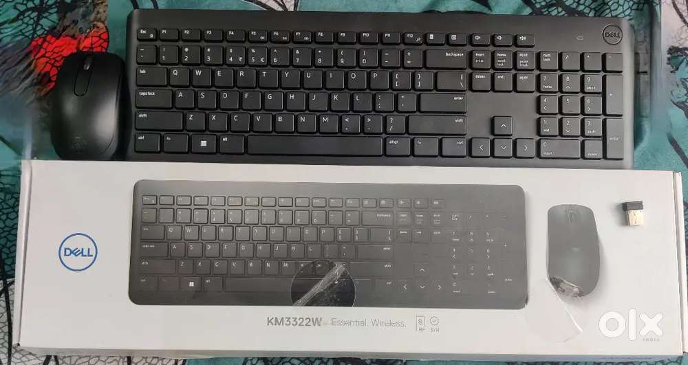 Dell KM3322W Wireless USB Keyboard and Mouse Combo
