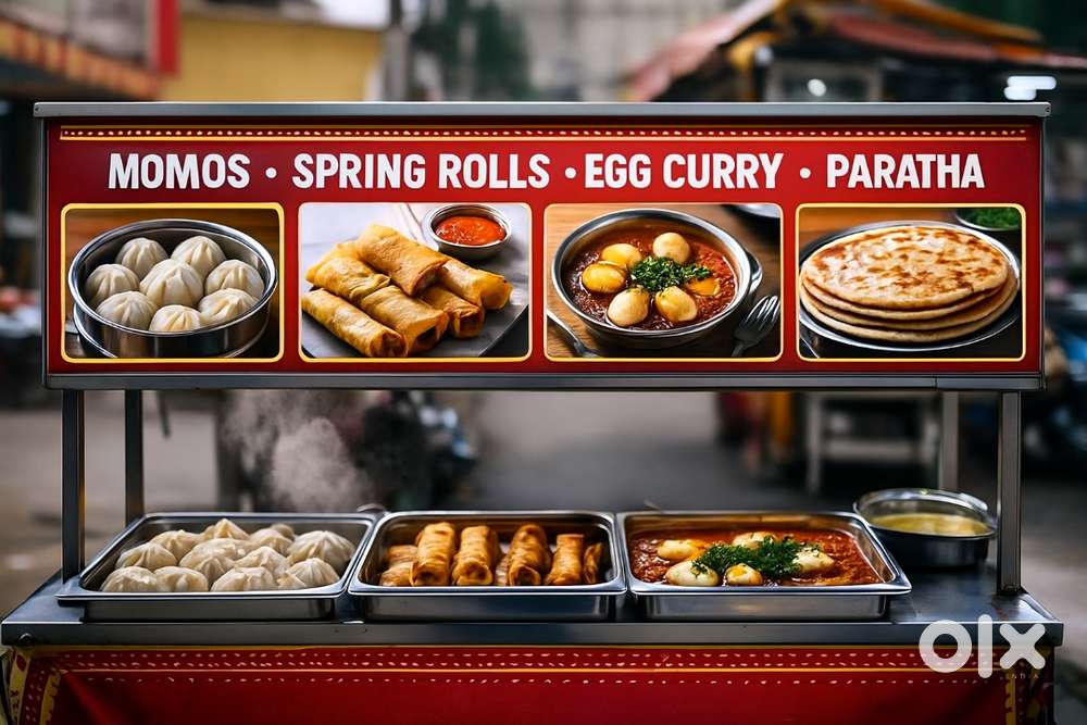 Cook + Seller (2–9 PM, Momos/Rolls/Paratha)