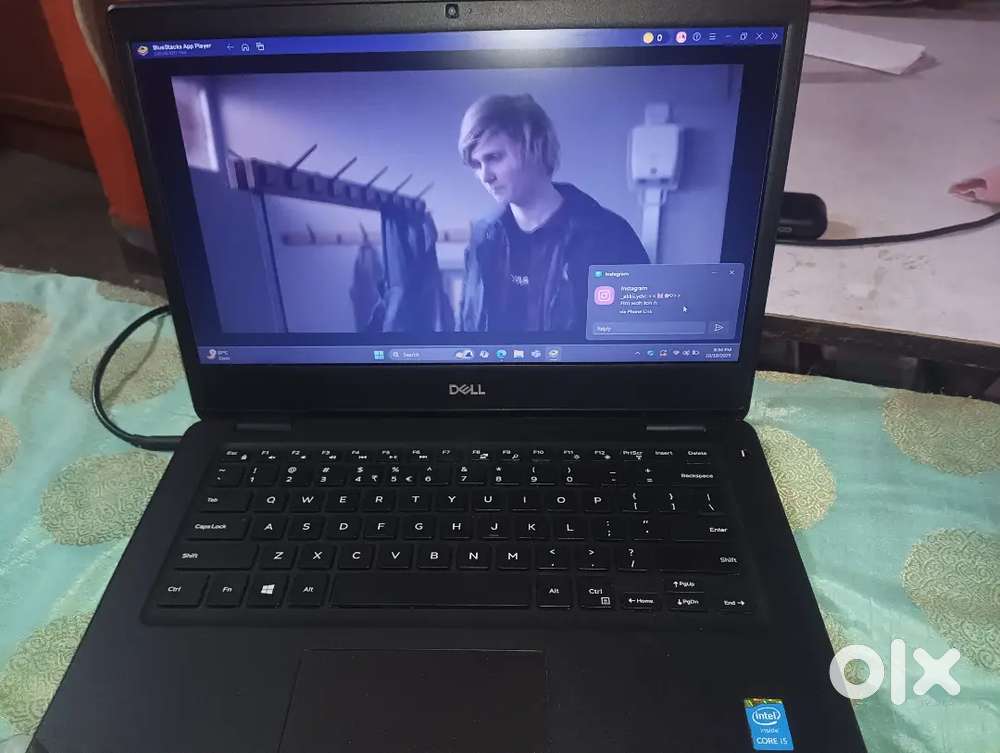Dell laptop i5 8 gen 16/512 ram/rom